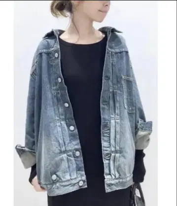 데님 오버 사이즈 자켓