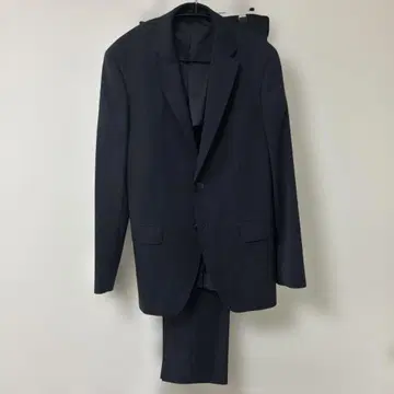 유니클로 네이비 비즈니스 정장 싱글 버튼