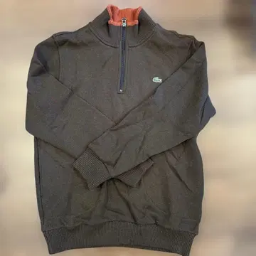 LACOSTE 하이넥 집업 스웨터