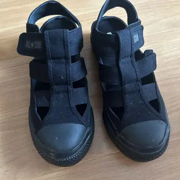 ALL STAR 블랙 샌들 타입 스니커즈