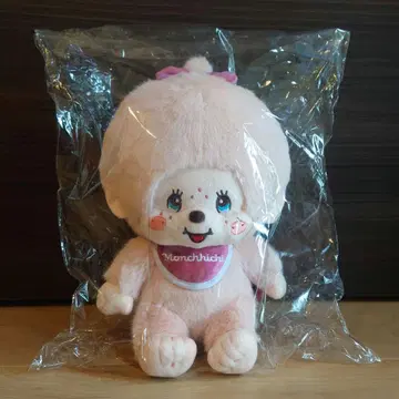 한정판 미개봉 몽치치 더스티 컬러 봉제 인형 몽치치짱 핑크