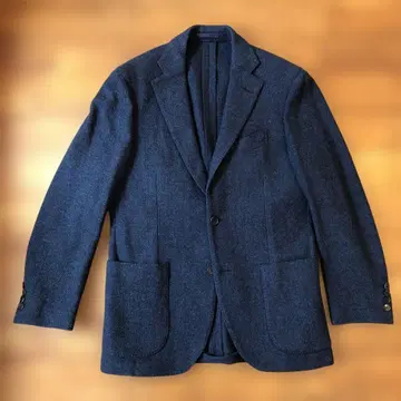 LARDINI 다크 블루 테일러드 자켓