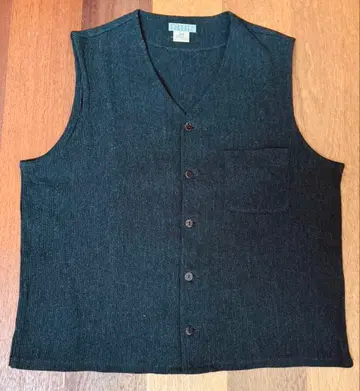 BARNEYS NEW YORK 다크 그레이 베스트 M-III