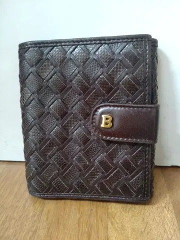 BALLY 발리 인트레차트 접이식 지갑 이탈리아제 브라운