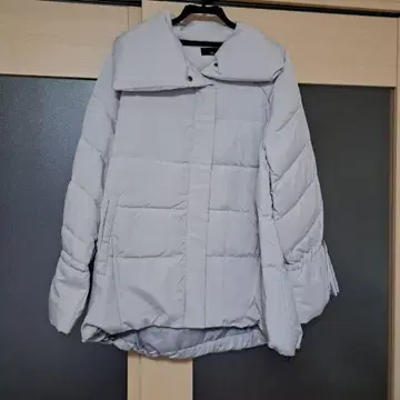 빅 칼라 패딩 다운 코트