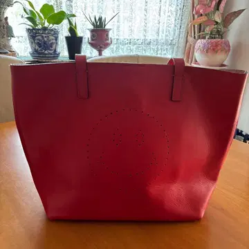 새상품급 니코짱 마크 백 RED