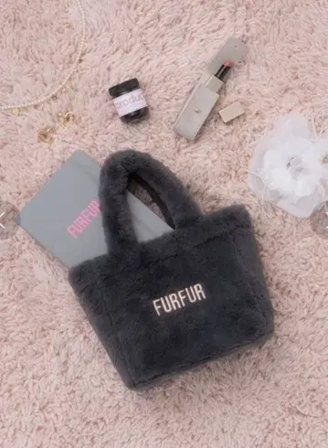 FURFUR 에코 퍼 토트백 퍼백 숄더백
