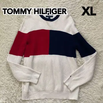 TOMMY HILFIGER 블록 컬러 니트 XL