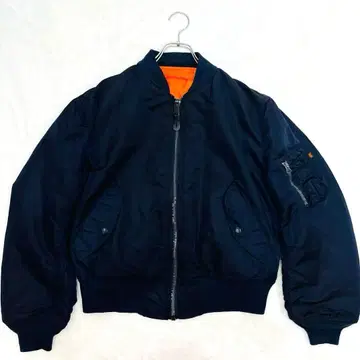 90s 알파인더스트리즈 MA-1 플라이트 자켓 [ M ] 네이비