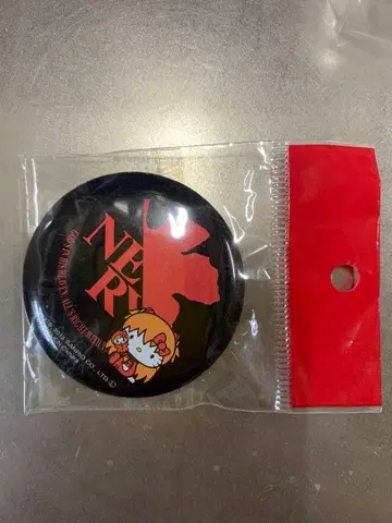 캔뱃지 에반게리온 헬로키티 NERV
