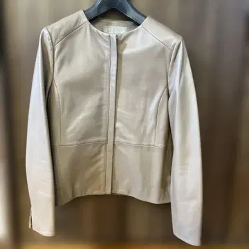 가죽 자켓 노카라