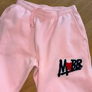 MOBB 스웨트 팬츠 핑크