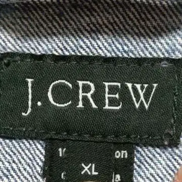 00'S J.CREW 데님 자켓 데미지 가공 빅 실루엣