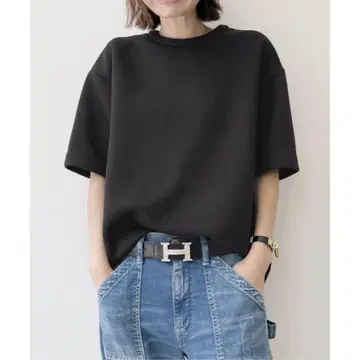 L'appartement 워셔블 분또 풀오버 블랙