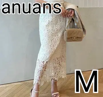 미사용 새상품 아뉴앙스 스칼라 레이스 스트레이트 스커트