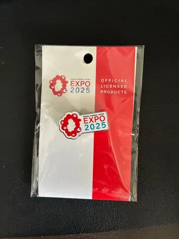 EXPO 2025 공식 라이선스 만박 핀 배지 로고 마크 미야쿠미야쿠