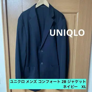 유니클로 남성용 컴포트 2B 자켓 네이비 XL