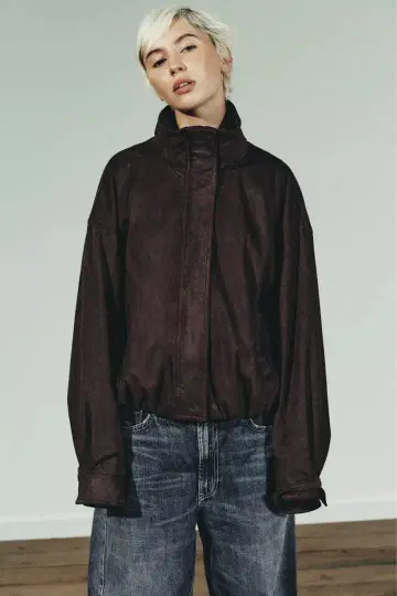 25AW [ZARA] 스웨이드 느낌 봄버 자켓