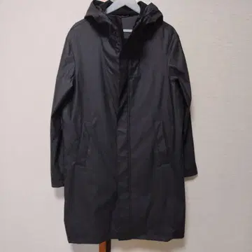 ZARA 남성용 롱 코트 내 플리스 블랙 38 S