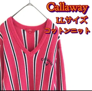 캘러웨이 LL 사이즈 V넥 스웨터