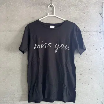 miss you 셔츠 블랙 Mr.Children