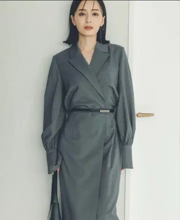 anuans 허리 컨셔스 원피스