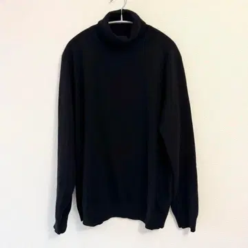 유니클로 캐시미어 터틀넥 스웨터 XL 블랙