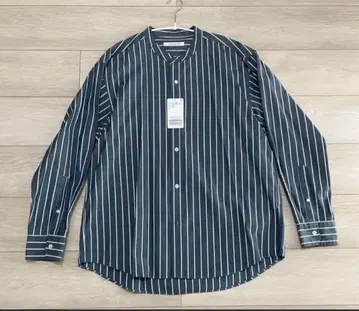 [미사용 새상품] PATTERN 밴드 카라 셔츠 저널 스탠다드