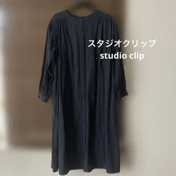 [ 새상품급 ] 스튜디오 클립 네이비 롱 원피스