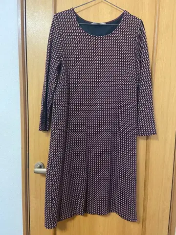 LAURA ASHLEY 기하학 패턴 원피스 13호