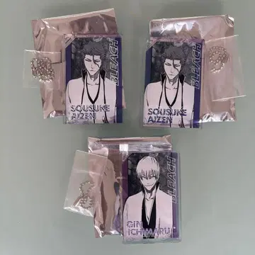 BLEACH 도미노풍 아크릴 키링 컬렉션 3개 세트