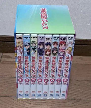 [ DVD ] 카미카제 괴도 잔느 DVD 전 8권 세트