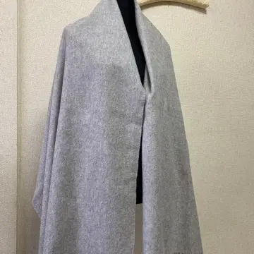 최상급 캐시미어 100% 대형 스톨 멜란지 그레이 몽골산 캐시미어