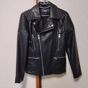 ZARA 남성용 38 인조 가죽 라이더 자켓