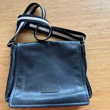 BALLY 남성용 숄더백 블랙