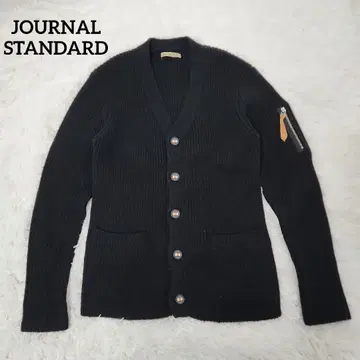 JOURNAL STANDARD 울 100% 가디건 블랙 M