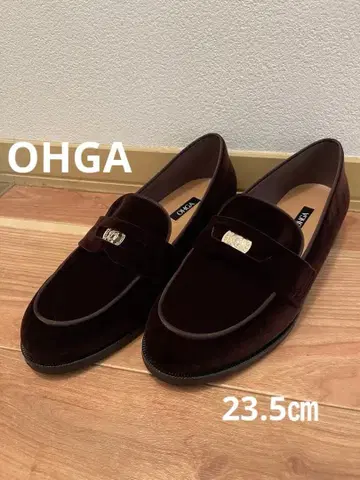 OHGA 브라운 코인 로퍼 23.5cm