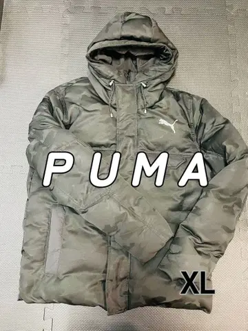 푸마 CAMO 다운 자켓 PUMA BLACK XL