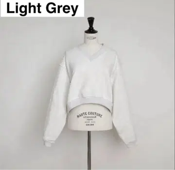집소필리아 gypsohila V넥 맨투맨