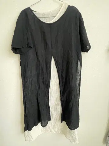 에스닉 태국 싱글 코튼 원피스