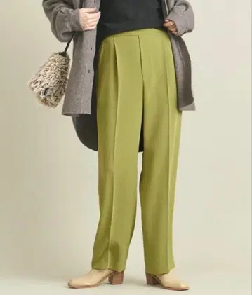 BEAUTY&YOUTH UNITEDARROWS 턱 와이드 테이퍼드 팬츠