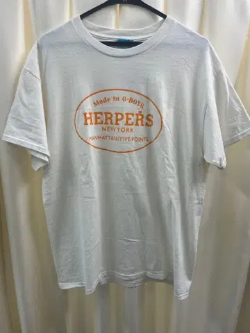 미사용 새상품 GDSS HERPERS 화이트 T셔츠 M 정가 9,900엔