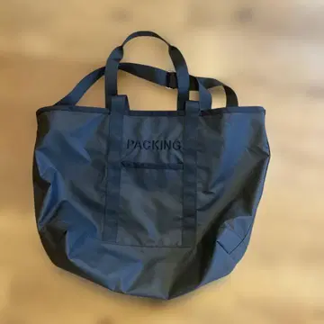 새상품급 PACKING 토트 & 숄더 백 방수 블랙 2WAY 사양