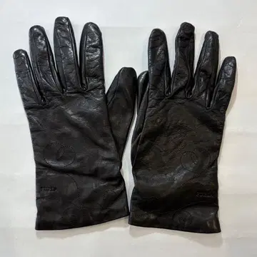 FURLA 블랙 가죽 장갑