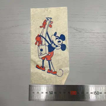 1950s 빈티지 다리미 전사지 미키마우스