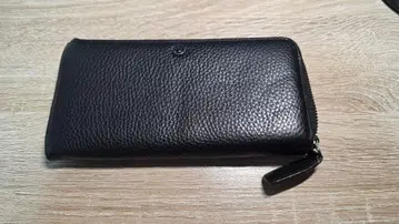 PELLE BORSA L자 지퍼 장지갑 블랙