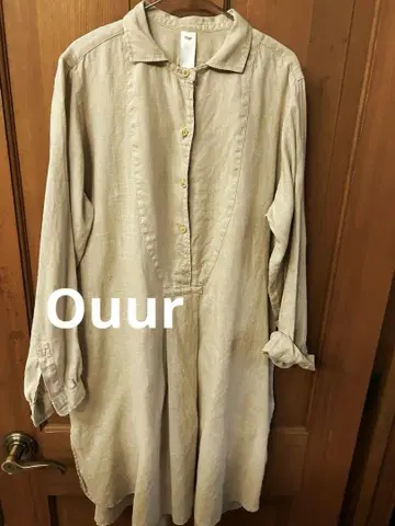 새상품급 Ouur 아우어 오버 블라우스 린넨 긴팔 튜닉