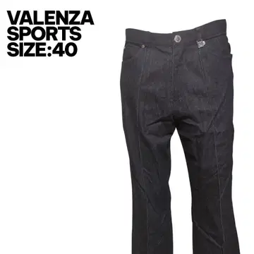 VALENZA SPORTS 자수 데님 청바지 구제 의류 W29 L30