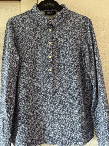 A.P.C. 꽃무늬 긴팔 셔츠 S 사이즈