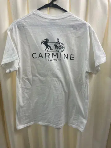 미사용 새상품 GDSS CARMINE 화이트 T셔츠 S